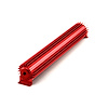 Single Pass Transmission Oil Cooler With 3/8" Hose Barb Fittings Overall: 3" H x 3.25" T x 20" W - image 1