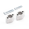 PCE193.1015 Water Pump Spacers Kit, Small Block Chevy 350, Aluminum, 1.5 in. - image 1