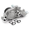 Chevy LS High Volume Aluminum Driver Side Water Pump Satin - image 4