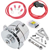 100 AMP Alternator Kit Small Block Chevy With Long Water Pump Includes: - image 1
