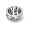 Crankshaft Pulley Small Block Chevy 350 Long Water Pump Swap 2 Groove V-Belt 6.6" Billet Aluminum - image 2