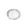 PCE239.1012 Chevy SBC 350 Steel Short Water Pump Swp 1 Groove Crank Pulley Chrome - image 1