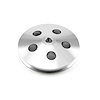 Chevy Gm Aluminum 1 V Groove Power Steering Pulley Satin 1/8 Keway