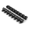 Chevy SBC 350 1.6 Ratio 7/16 SuperStreet Ultra Black Roller Rocker Arm Set - image 2