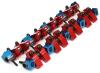 Aluminum Shaft-Mount Roller Rocker Arm Set Big Block Mopar 440 EDL Victor, Ratio: 1.6, Offset: .650 in. [Red Anodized Finish] - image 1