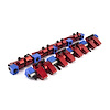 Aluminum Shaft-Mount Roller Rocker Arm Set Big Block Mopar 383/440, Ratio: 1.5, Offset: .650 in. [Red Anodized Finish] - image 1