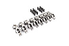 PCE261.1258 Pontiac 265 350 400 455 1.65 Ratio 7/16 in. Stainless Steel Roller Rocker Arms - image 1
