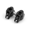 PCE261.1254.02 Chevy LS3 1.8 Ratio Aluminum Pedestal Mount Roller Rocker Arm Set Black - image 3