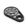 Double Roller 9 Keyway Billet Steel Torrington Timing Chain Kit Small Block Chevy - image 2