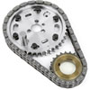 Chevy SBC 350 Double Roller 2pc Adj Billet Steel Timing Chain Kit - image 3