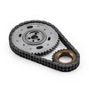 Chevy BBC 454 Double Roller 2pc Adj Billet Steel Timing Chain Kit - image 2