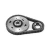 PCE264.1027 Ford 302 351C Cleveland Double Roller Adjustable Billet Steel Timing Chain Kit - image 3