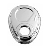 Chevy SBC 350 Steel Plated Timing Chain Cover Chrome - image 1