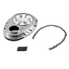 Polished Aluminum 2-Piece Timing Chain Cover Small Block Chevy 350 - image 4