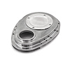Aluminum 2-Piece Timing Chain Cover w/ Inspection Plate Chevrolet Small Block 350 - image 1