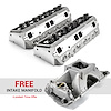 Speedmaster Small Block Chevy 350 Cast Aluminum Cylinder Heads & Free HiRise Intake Manifold Promo - image 1