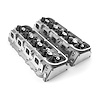 PCE281.2171 Chevy BBC 454 320cc 119cc Solid Roller Assembled Cylinder Heads - image 1
