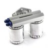 Billet Aluminum Dual Oil Filter Relocation Kit with Reusable Filters - image 2