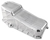 Finned Aluminum Oil Pan Small Block Chevy 350 - Polished Finish - image 1