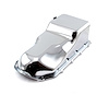 Steel Oil Pan Pontiac 326/400/455, Rear Sump [Chrome] - image 1