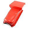 Drag Steel Oil Pan Small Block Chevy 350, Rear Sump - Orange Painted Finish - image 1