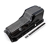 PCE300.1090.02 Finned Aluminum Oil Pan for 1965-1990 Big Block Chevy [Black] - image 1