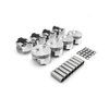 CHEVY SBC 350 5.7 ROD 4.020 1.425 0.927 FLAT TOP 2VR HYPEREUTECTIC PISTONS - image 2