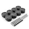 PCE305.1119 Chevy BBC 454 6.385 in. 4.600 in. Bore 1.270 in. 0.990 in. Dome Top Forged Pistons