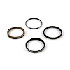 4.165 Bore - 1.5 - 1.5 - 3mm Plasma Moly Piston Ring Set - Zero Gap - image 1