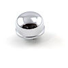 2 3/8 Chrome Push In Round Valve Cover Breather Cap Suits Filler Tube To - image 1
