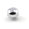 2 3/8 Chrome Push In Round Valve Cover Breather Cap Suits Filler Tube To - image 2