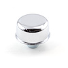 2 3/8 Chrome Push In Round Valve Cover Breather - image 1