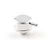 Polished Aluminum Ball Milled Valve Cover Breather PVC Vent Tube to 1 Neck - image 1