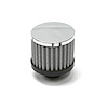 Chrome Valve Cover Open Filter Element Breather Push In - image 1