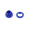 Billet Aluminum Screw-in Valve Cover Oil Filler Cap Kit - Blue Anodized - image 2