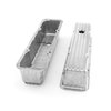 Chevy SBC 350 Nostalgic Finned Aluminum Valve Covers - Tall w/Hole - image 2