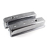 Cast Aluminum Valve Covers Small Block Chevy 350 - Polished Finish - image 1