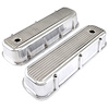 Cast Aluminum Valve Covers Big Block Chevy 454 Tall with Hole - image 1