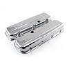 Chevy BBC 454 Chrome Steel Valve Covers - Short w/ Baffled Hole - image 1