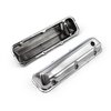 Ford 429 460 Chrome Steel Valve Covers - 3 1/2 Tall w/ Baffled Hole - image 3