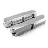 Ford SB 289 302 351 Windsor Satin Fabricated Valve Covers - Tall w/o Hole - image 2