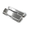 Ford 302 351C Cleveland Satin Fabricated Valve Covers - Tall w/ Hole - image 1