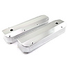 Ford BBF 429 460 Satin Long Bolt Fabricated Valve Covers - Tall w/ Hole - image 1