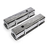 Steel Valve Covers Small Block Chevy 350, with 350 Logo [Chrome] - image 1