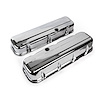 PCE314.1004.01 Chevy BBC 454 Chrome Valve Covers - Tall w/ Hole