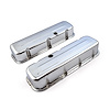 PCE314.1004.02 Chevy BBC 454 Chrome Steel Valve Covers - Tall w/ Baffled Hole - image 1