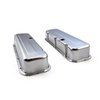 PCE314.1004.02 Chevy BBC 454 Chrome Steel Valve Covers - Tall w/ Baffled Hole - image 4