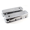 PCE314.1028.06 Chevy BBC 454 Polished Aluminum Ball Milled Valve Cover - Tall w/ Hole