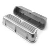 PCE314.1031.03 Ford SB 289 302 351 Windsor Nostalgic Finned Aluminum Valve Covers Tall w/o Hole - image 2