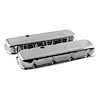 PCE314.1041.02 Chevy BBC 454 Chrome  in.454 Stamped in. Steel Valve Covers - Short w/ Baffled Hole - image 1